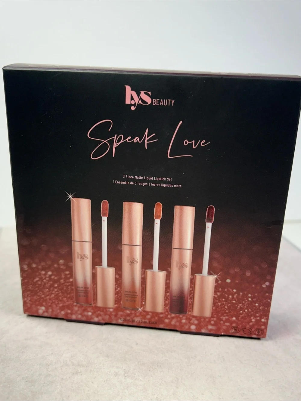 lys Beauty Speak Love Matte Liquid Lipstick Trio